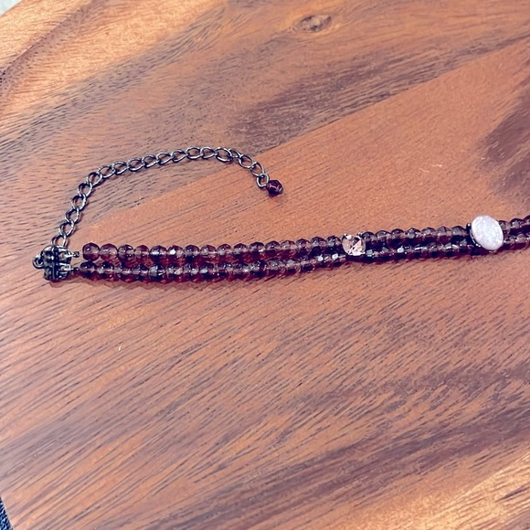 Artisan Purple Choker - Adjustable Extension - Picture 6 of 7